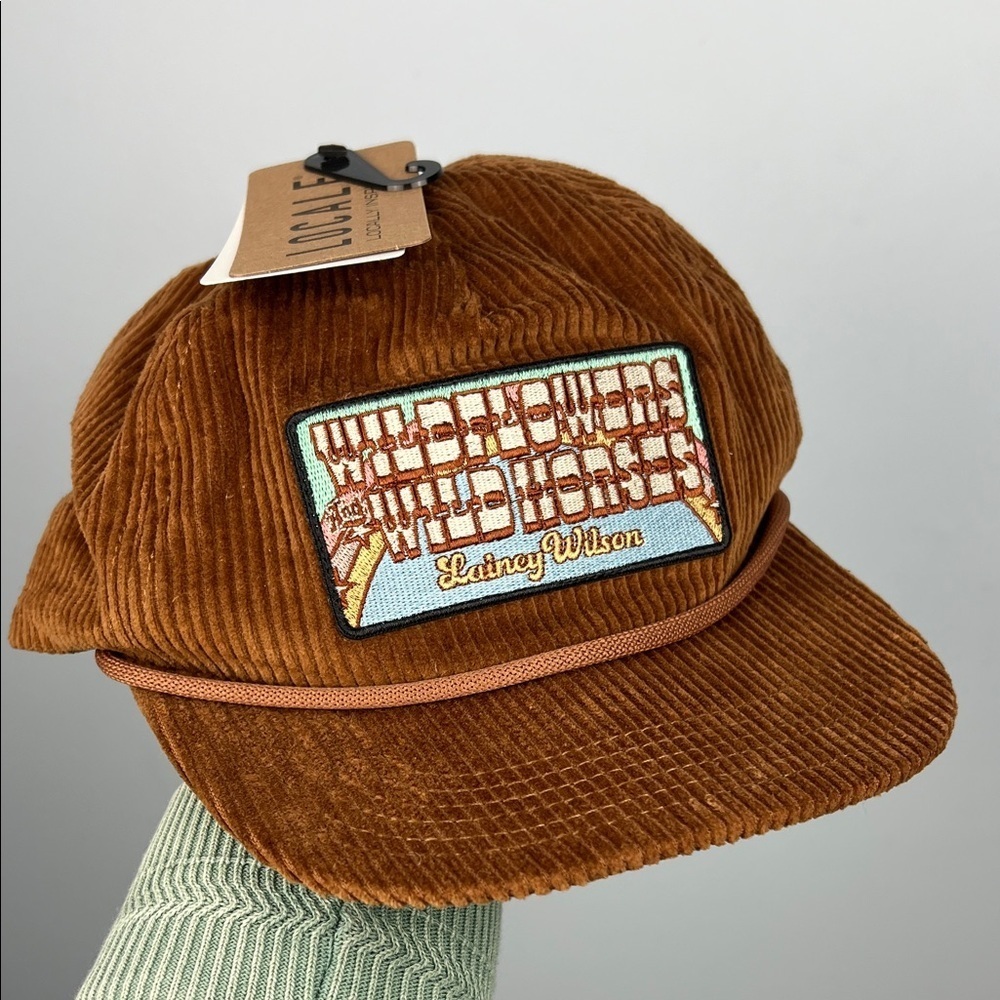 Lainey Wilson wildflowers & wild horses corduroy SnapBack new hat